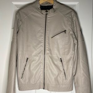 Pleather Grey Jacket